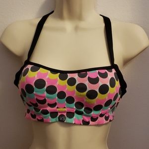 VSX Sport 32B Dots Geo Racerback Sports Bra